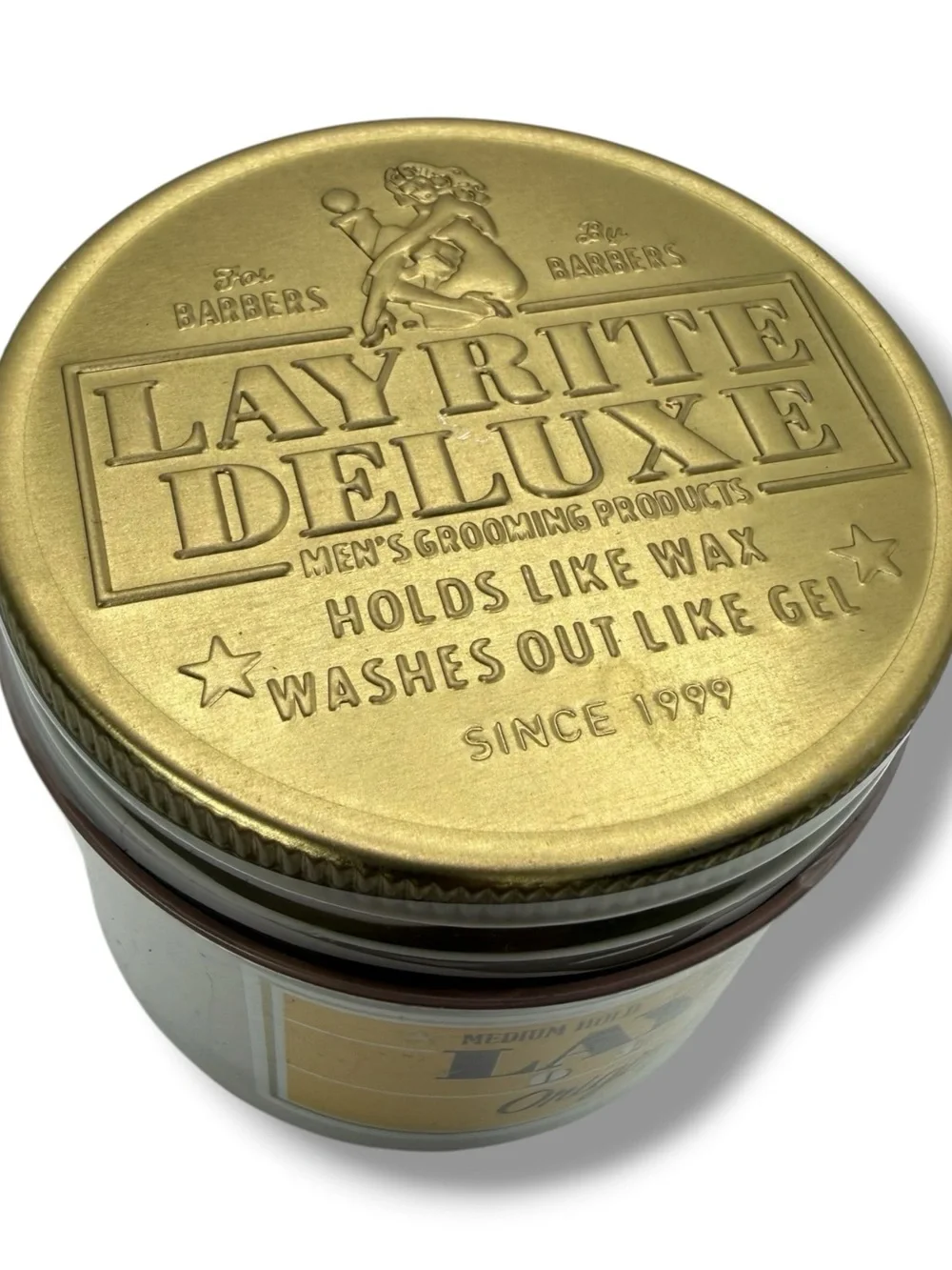 Layrite Deluxe Original Pomade 4.25 oz Water Based Hair Styling Medium Hold